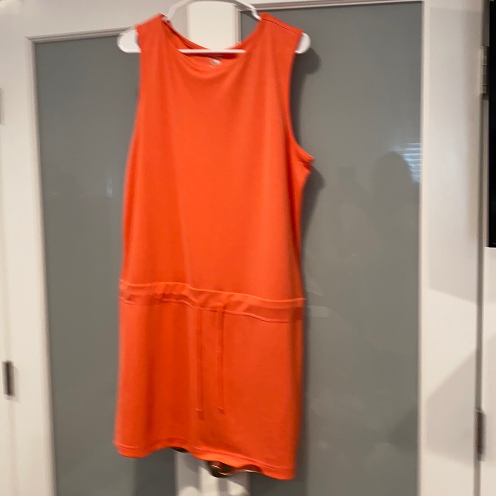 Orange dress sleeveless